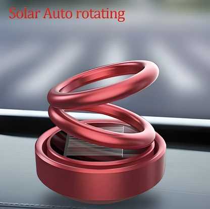 Car/Room Air Organic Freshener- Solar Power Rotation